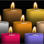 une bougie pour chaque jours de la semaine